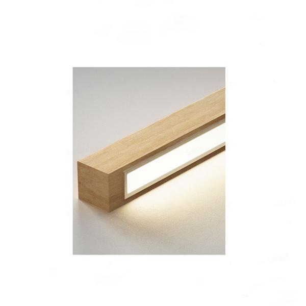 Long ceiling ceiling light porch wooden lamp aisle corridor wall hanging line log led lights(WH-WA-47)
