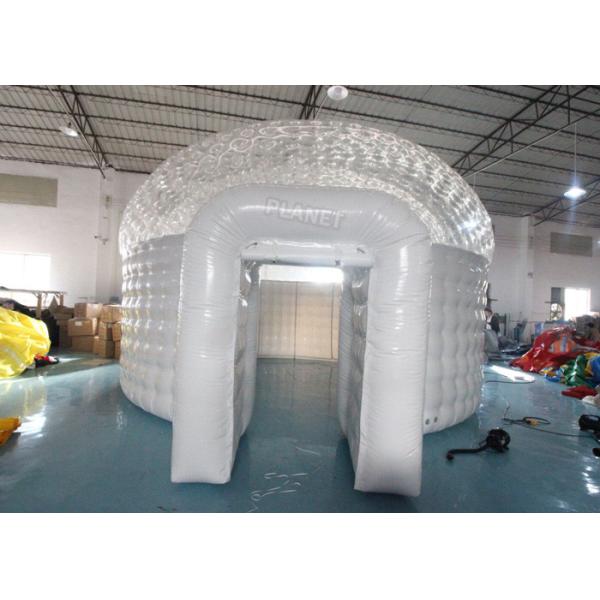 Quality Half Transparent PVC 6m Inflatable Christmas Igloo Tent wholesale