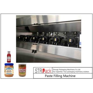 Liquid Paste Filling Machines For Cosmetic Creams & Lotions Servo Rotor Pump