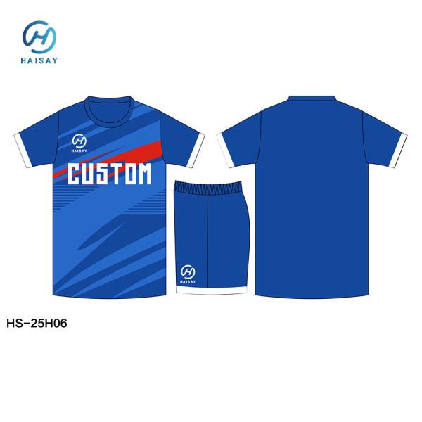 Customized Football Kit Solutions Short Sleeve and Crew Neck Design for Your