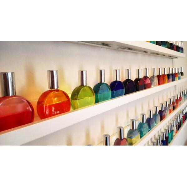 Glossy Silver Reusable Perfume Spray Pump Nozzle With Silver Collar