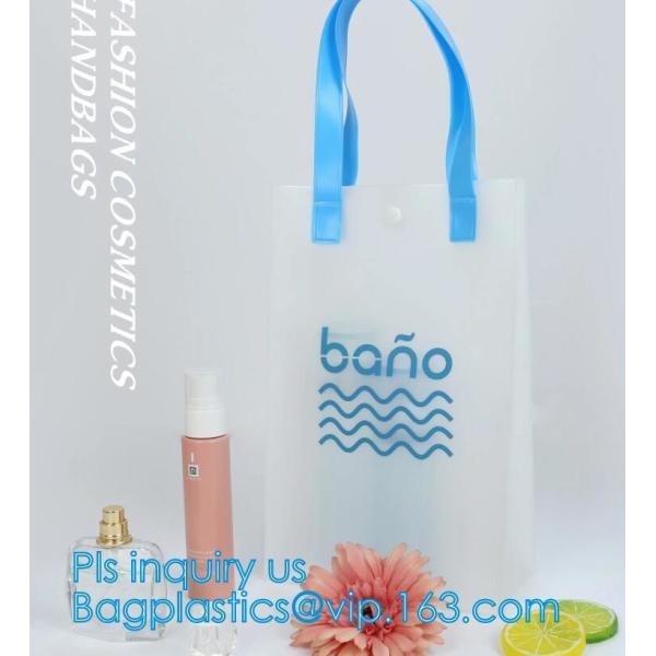 Quality Beach Lash Package Tote Shoulder Bag with Interior Pocket, Customized Large Clear PVC Tote Bag Beach Bag, Water Resistan wholesale