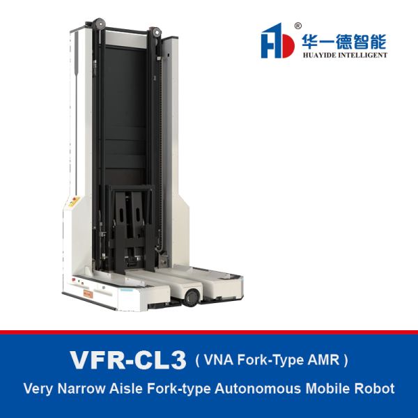 Quality VFR-CL3,VNA Fork-type AMR,Very Narrow Aisle Fork-type Autonomous Mobile Robot CL Serie stype 3 for Warehouse Pallet Stacking And Handling wholesale