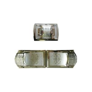 American Style Gold Plastic  Funeral Casket corner Coffin Parts With Plastic Material