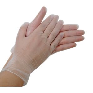 China Disposable Vinyl PVC gloves with powdered / powder free on sale