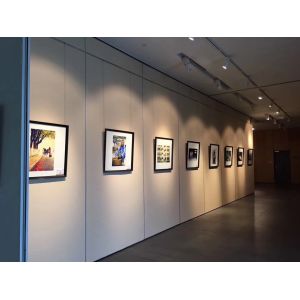 Floor to Ceiling Hanging System Sound proof Sliding Conference Room Folding Wall