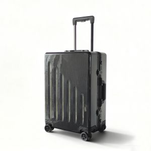 China Upgrade Your Travel Experience with Unisex Carbon Fiber Shell Luggage featuring Spinner Caster and TSA Lock on sale