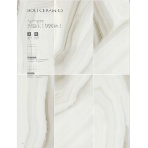 Heat Insulation Marble Look Porcelain Tile Absorption Rate Less Than 0.05%