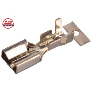 H65 Crimp Type Auto Wire Terminal Connectors Tin Plating DJ621-C6.3C