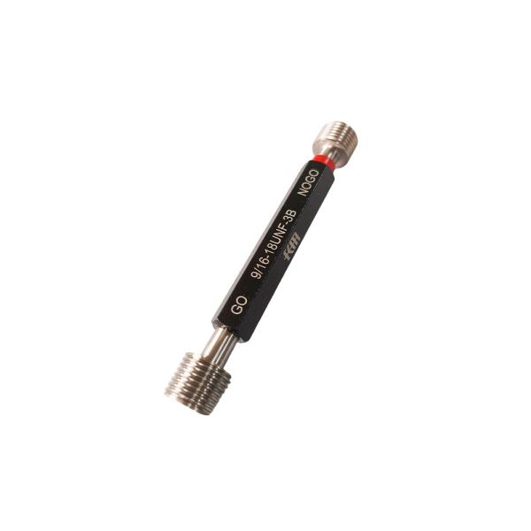 High Precision Inch 9/16-18 UNF-3B Plug Thread Gauge with Go No Go Type For