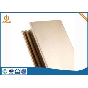 Alloy 6063 Custom Aluminum Extrusion Profiles High Precision Brushed