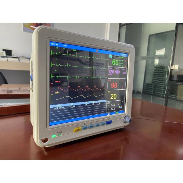 TFT LCD Medical Electronic Vital Signs Monitor With ECG SPO2 NIBP And Temp