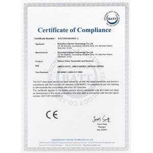 Shenzhen Olycom Technology Co., Ltd. Certifications