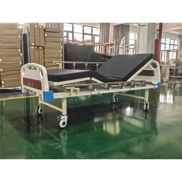 Quality Two Function Manual Hospital Bed with Cold Rolled Steel Frame wholesale
