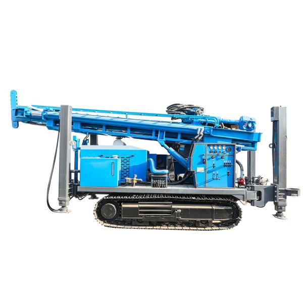 GL600S Crawler Water Well Drill Rig with 105-500mm Diameter 176kw Diesel Engine and Hydraulic Rotary Drilling