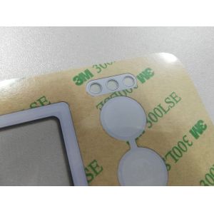 Custom Rich Color Graphic Overlay With Transparent Clean Window 3M Adhesive