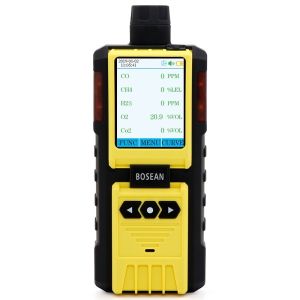 Cheap 5 In 1 O2 EX CO PH3 2000ppm Multi Gas Detector for sale