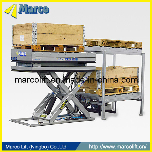 Quality Marco Pallet Handler Scissor Lift Table with CE Approved Weight Level Moves Stationary wholesale
