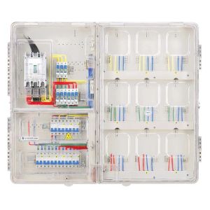 Waterproof Single Phase Meter Box / Plastic Electric Meter Enclosure Box CE