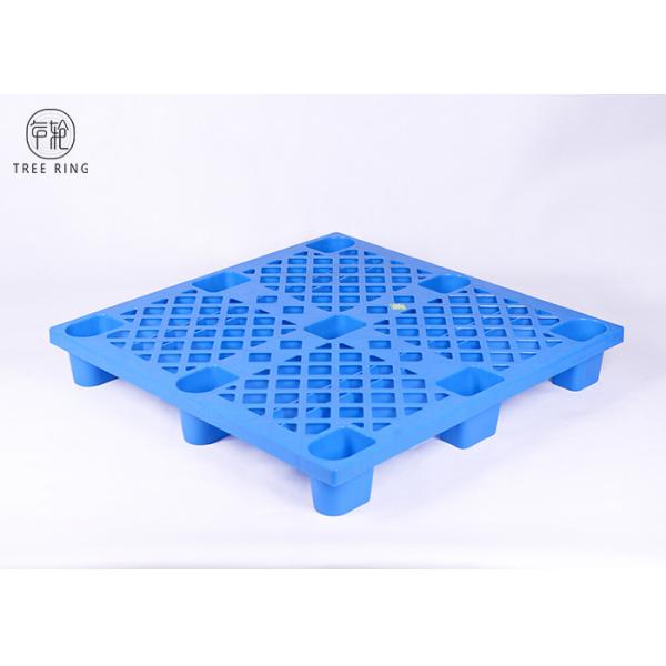Lightweight Nestable HDPE Plastic Pallets With 9 Legs And Open Deck P1010 4