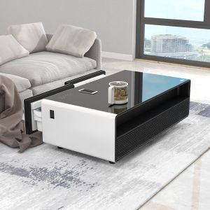 75W Primst Modern Household Smart Refrigerator Speaker Table With Cooler Drawer