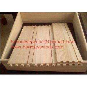 Cheap Paulownia drawer sides and backs, Paulownia drawer component. Dovetail groove for sale