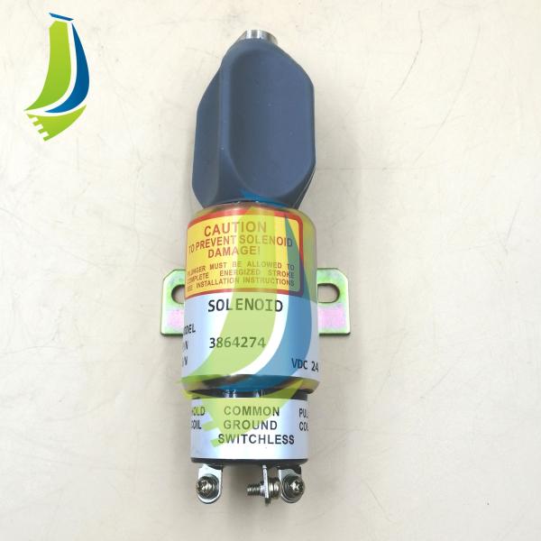 3864274 Stop Solenoid Valve 24V For R140LC-7 Spare Parts