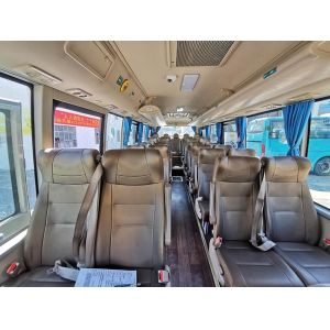 LHD Second Hand Luxury Bus 31 Seats With Automatic Transmission