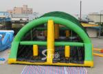 15x8m Giant Adults Inflatable Obstacle Course With Slide For Challenge Run In