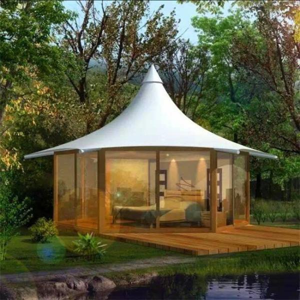 Quality Yurt Prefab Tiny Homes Eps Sandwich Panel Fiberglass Roof Luxury Tent Dome wholesale