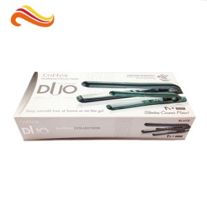 Offset Printing White Crimping Iron Electronics Packaging Box , Foil In Silver