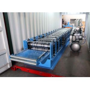 Fixed Type 0.4mm Roof Panel Roll Forming Machine Seam Lok Plc Controlled