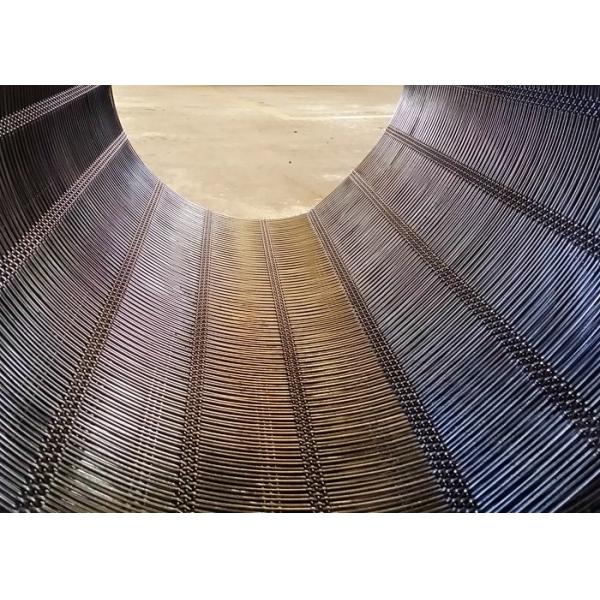 Spring Steel Wire Double Crimp Screen Media Mesh For Screening Equipment In