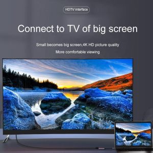 4-in-1 USB C to Dual 4K HDMI MST Adapter for Charging Data Transfer and Video