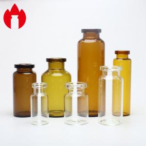 China 1ml 2ml 5ml 7ml 10ml 20ml 30ml Clear or Amber Tubular Glass Vial on sale