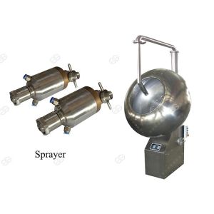 SS304 Automatic Chocolate Polishing Coating Machine Diameter 40-150 Cm