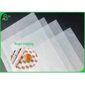 Grease Proof 29g 30g C1S Hamburger Wrapping Paper with FDA certificatied