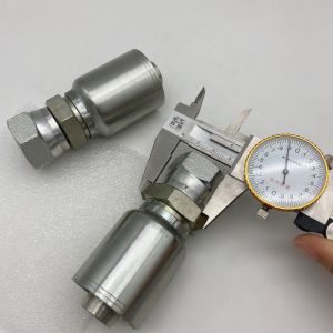 26711D JIC Female Double Hexagon Hydraulic One Piece Hoses And Fittings Pipe