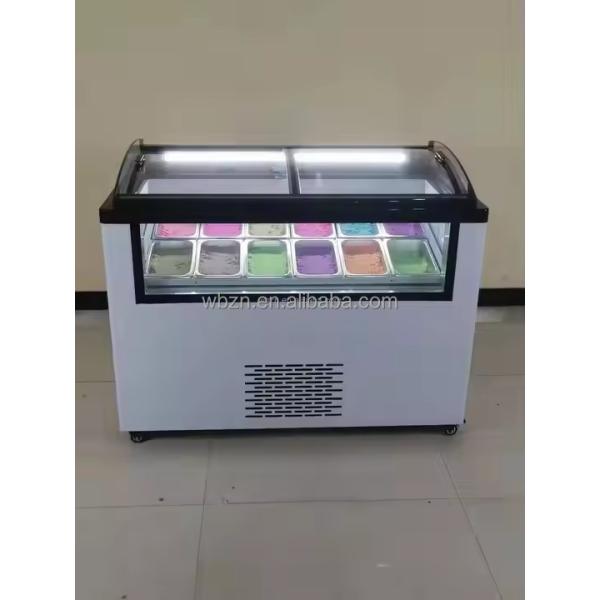 Wholesale Price Outdoor Portable Ice Cream Makers Display Cabinet
