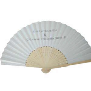 Bamboo Wooden Paper Customized Hand Fans Handmade