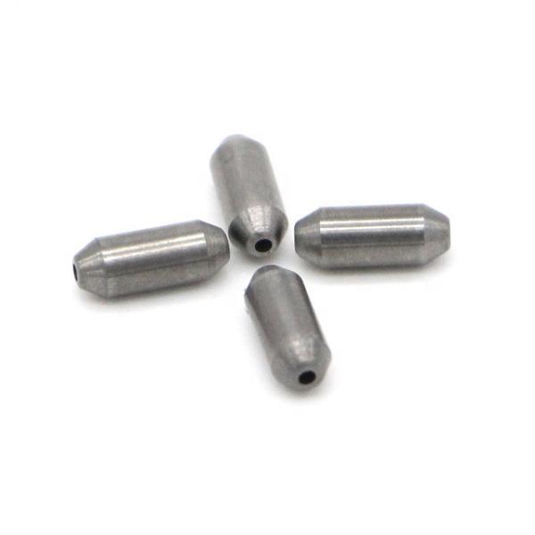 Quality High Density Custom Tungsten Carbide Parts / Roller Needle With Straight Hole wholesale
