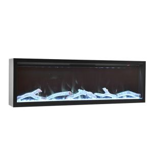 2800mm Built-in Electric Fireplace 750-Watt / 1500-Watt Three Diming LED Light