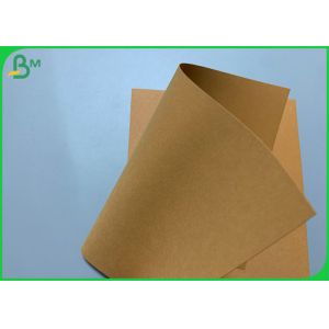 Washable And Tearable Soft Kraft Paper For Grocery Bag 0.55mm Thickness