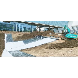 Cheap High-Friction Spray-Textured HDPE Geomembrane for Secure Landfill Slope Liners and Cap Systems for sale