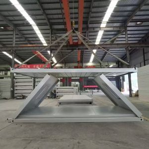 Security Folding Container House Galvanized Steel Frame For Easy Transportation