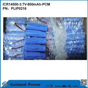 ICR14500-3.7V-800mAh-PCM Battery Applied To LED Lights Digital Products Smart