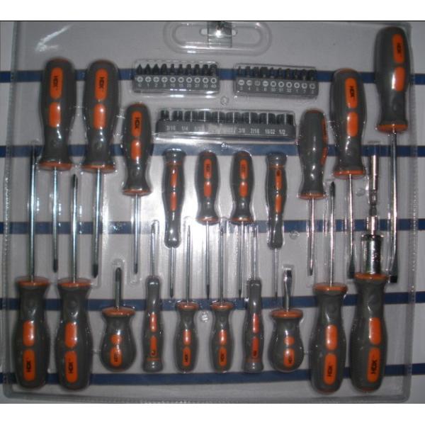Quality 50 pcs screwdriver set ,with 20 pcs bits ,9 pcs sockets . wholesale