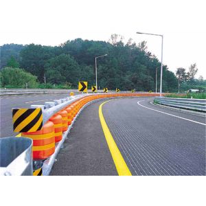China Orange New Advanced EVA Material Highway Revolving Guardrail on sale