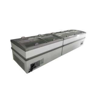 Supermarket Commercial Combined Island Freezer With 2.1m Large Capacity