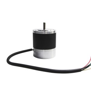 Round 80mm 60w 0.28N.M Waterproof Brushless Dc Motor With Integrated Controller